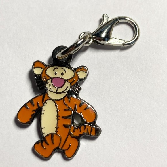 Vintage Disney Winnie The Pooh Tigger Clip On Lot of 6 Charms Purse Zipper Pull - Picture 8 of 11